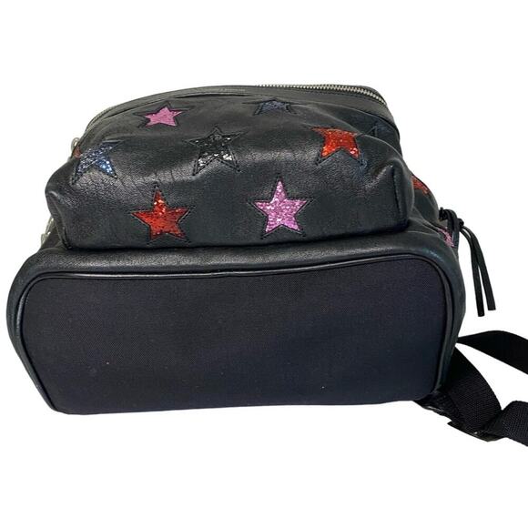 Yves Saint Laurent Star Applique Mini City California Leather Backpack in Black - Picture 8 of 16